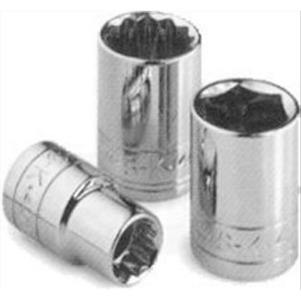 SK HAND TOOL 1/2" Dr STD 12 Pt Socket Chrome 25mm 40325 SK HAND TOOL 1/2" Dr STD 12 Pt Socket Chrome 25mm 40325